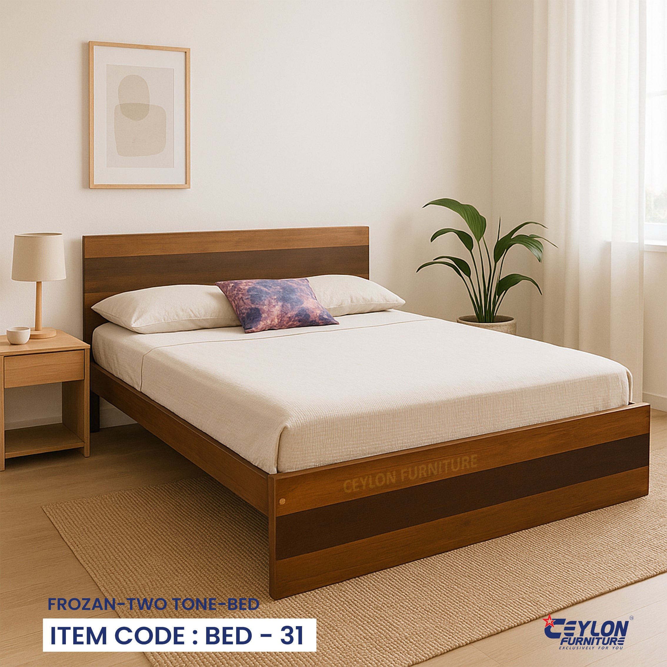 FROZAN-TWO TONE-BED