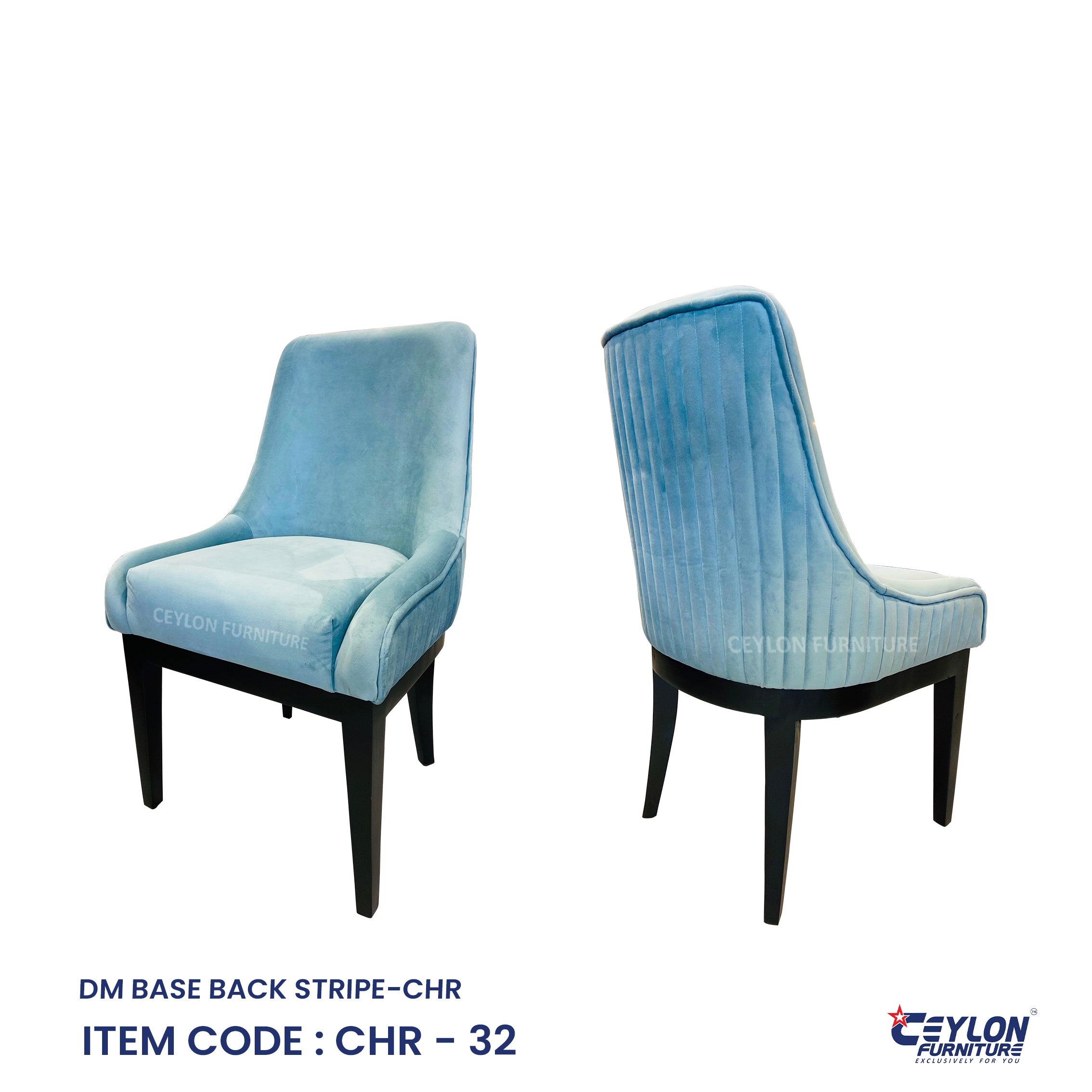 DM BASE BACK STRIPE-CHR