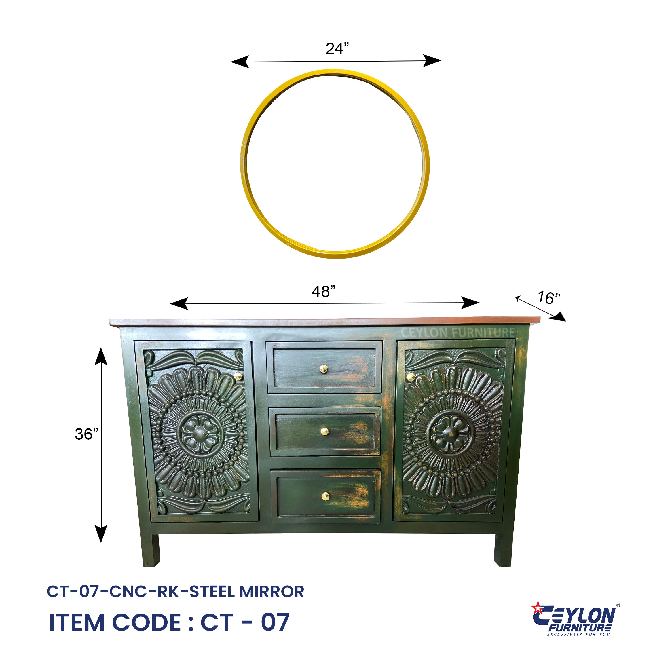 CT-07-CNC-RK-STEEL MIRROR