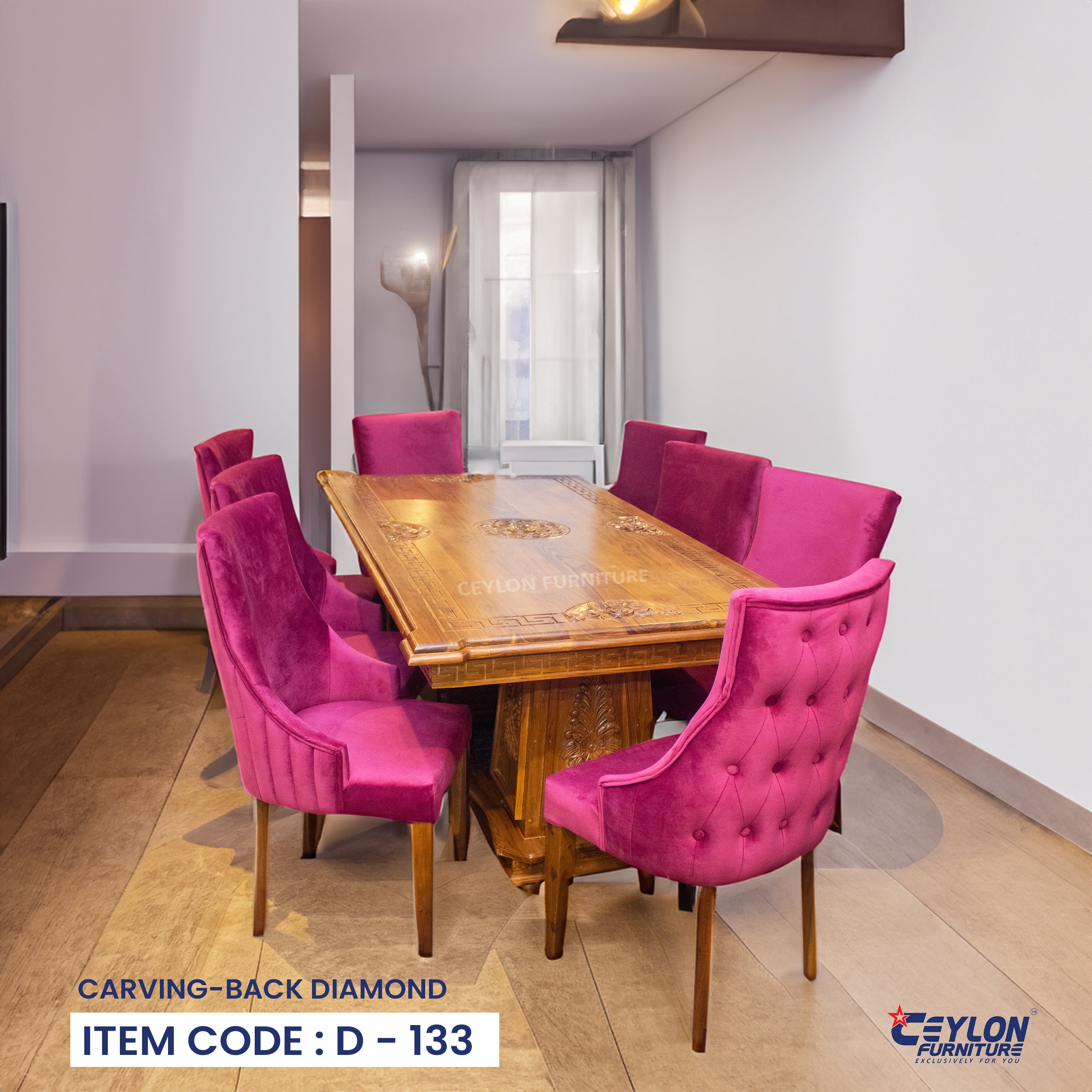 CARVING-BACK DIAMOND