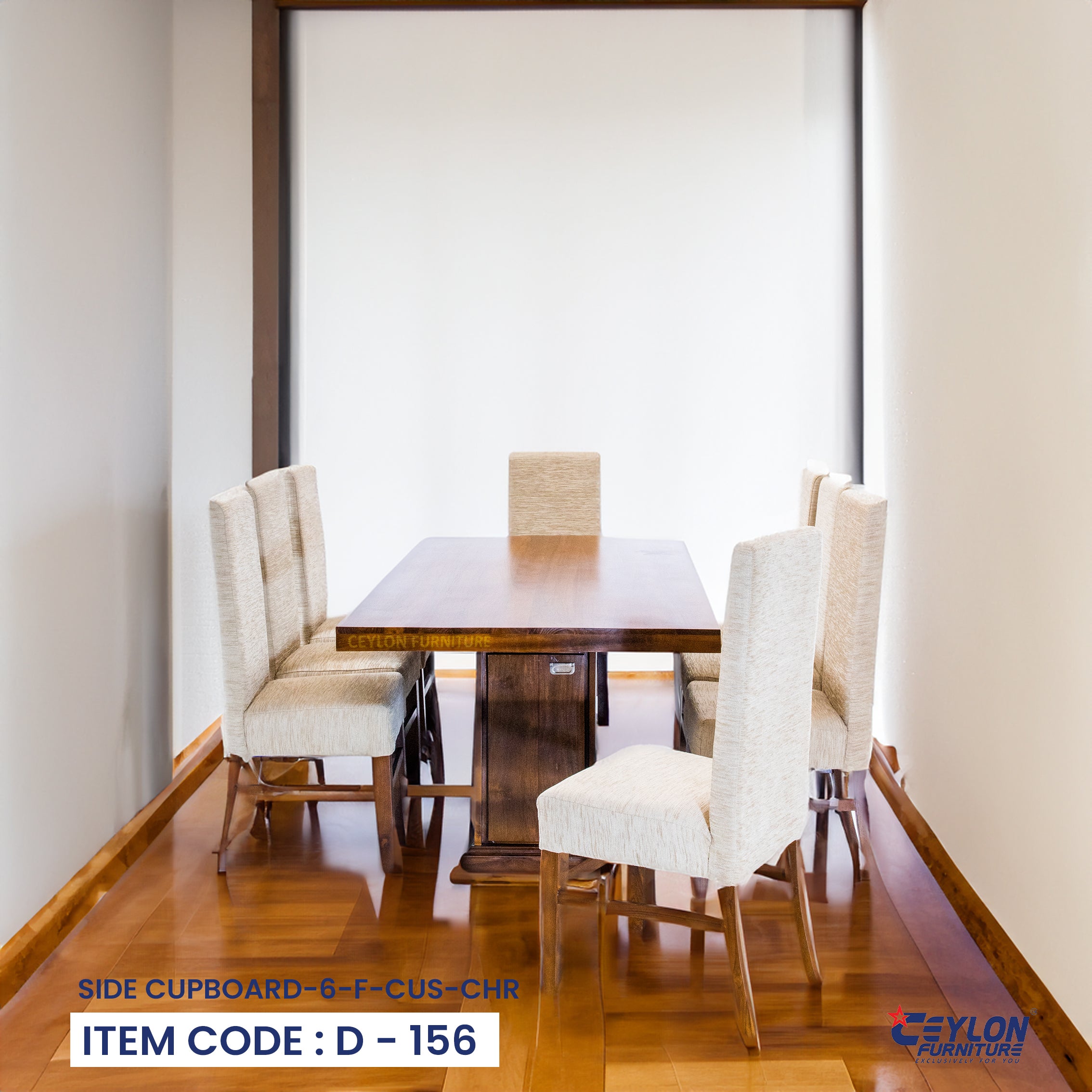 SIDE CUPBOARD-6-F-CUS-CHR