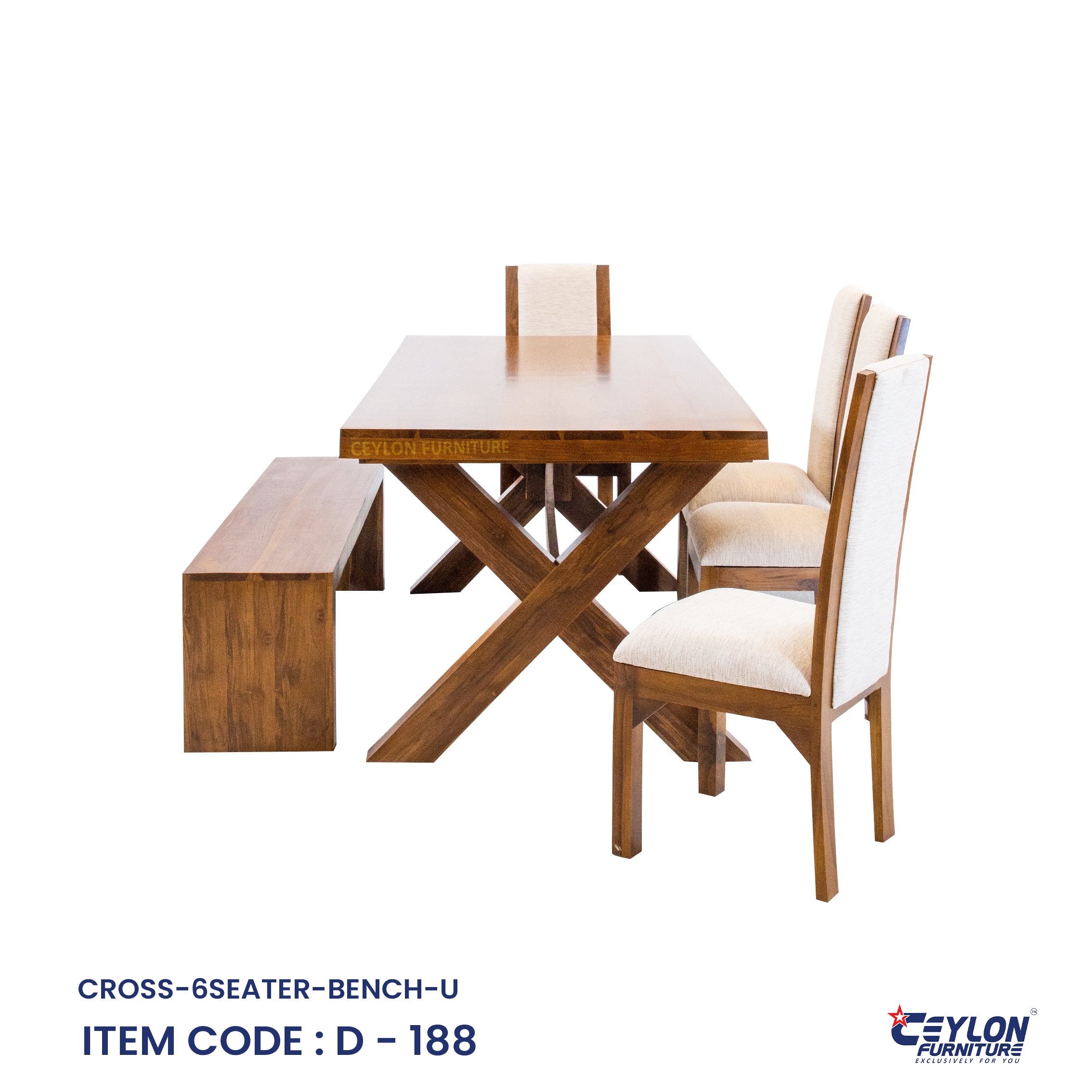 CROSS-6SEATER-BENCH-U