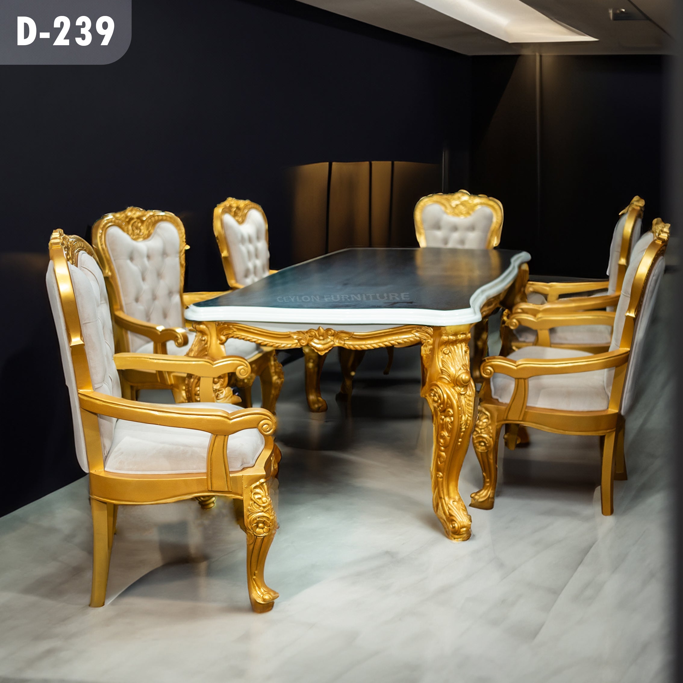 ROYAL DINING SET-6CHR