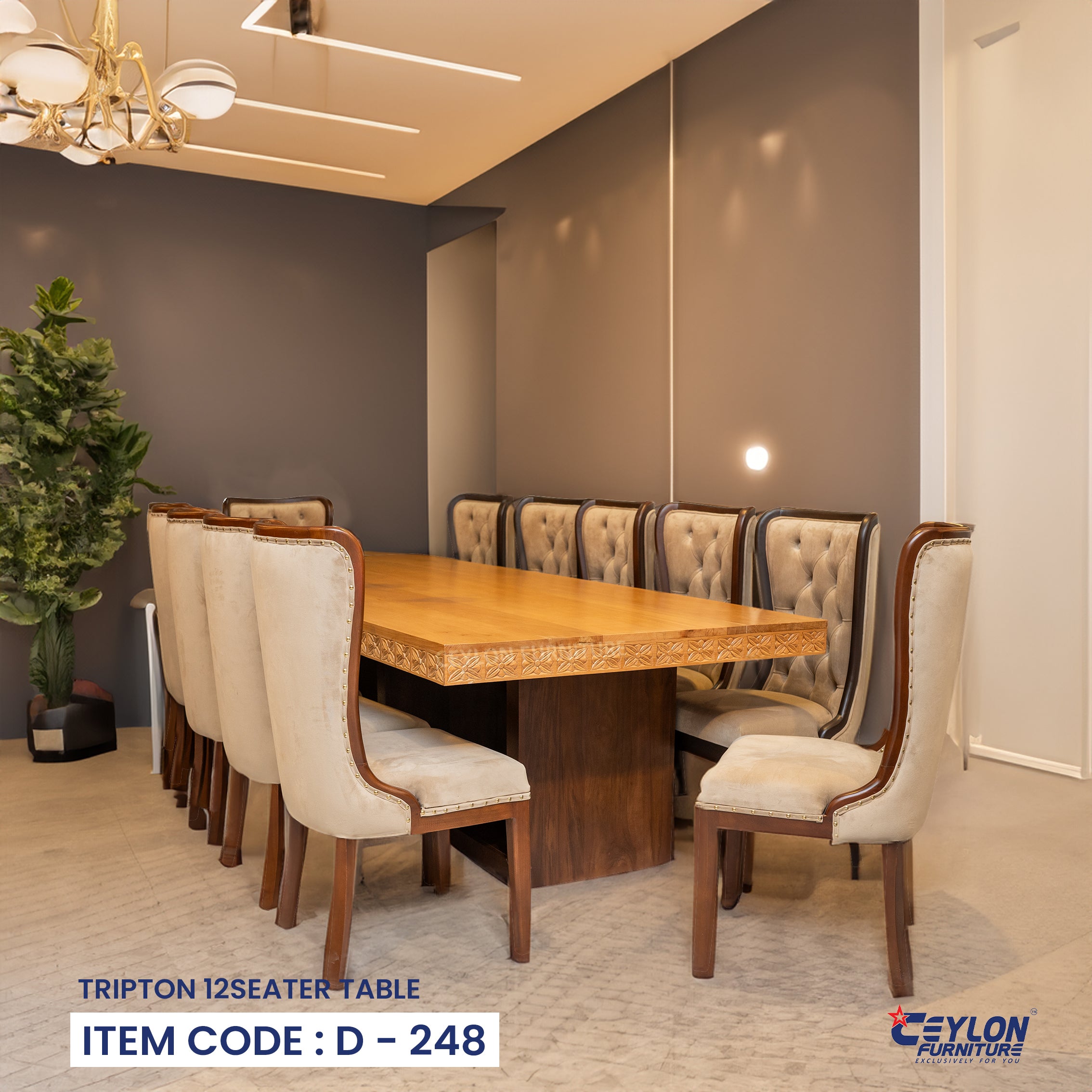 TRIPTON 12SEATER TABLE