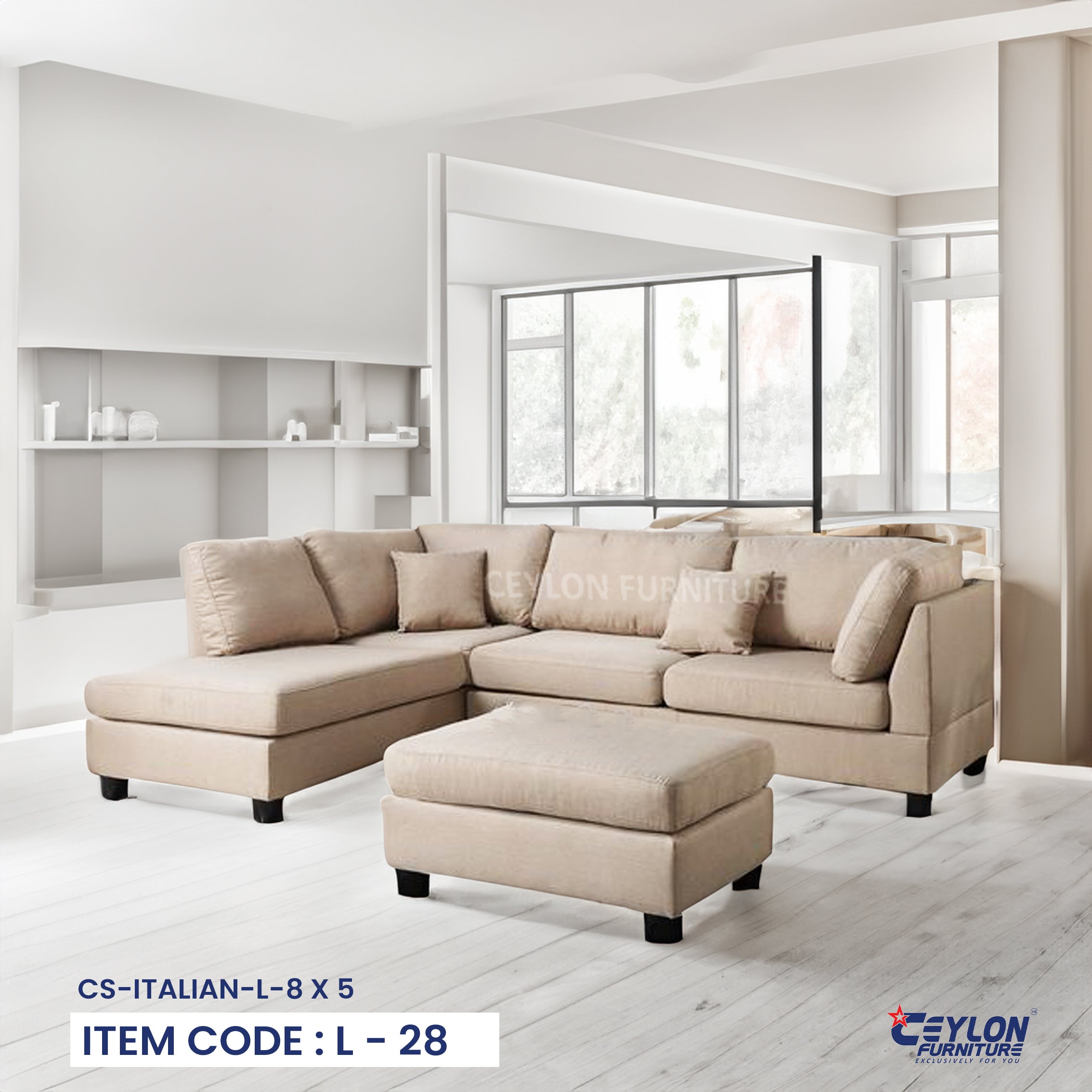 CS Italian L-Sofa