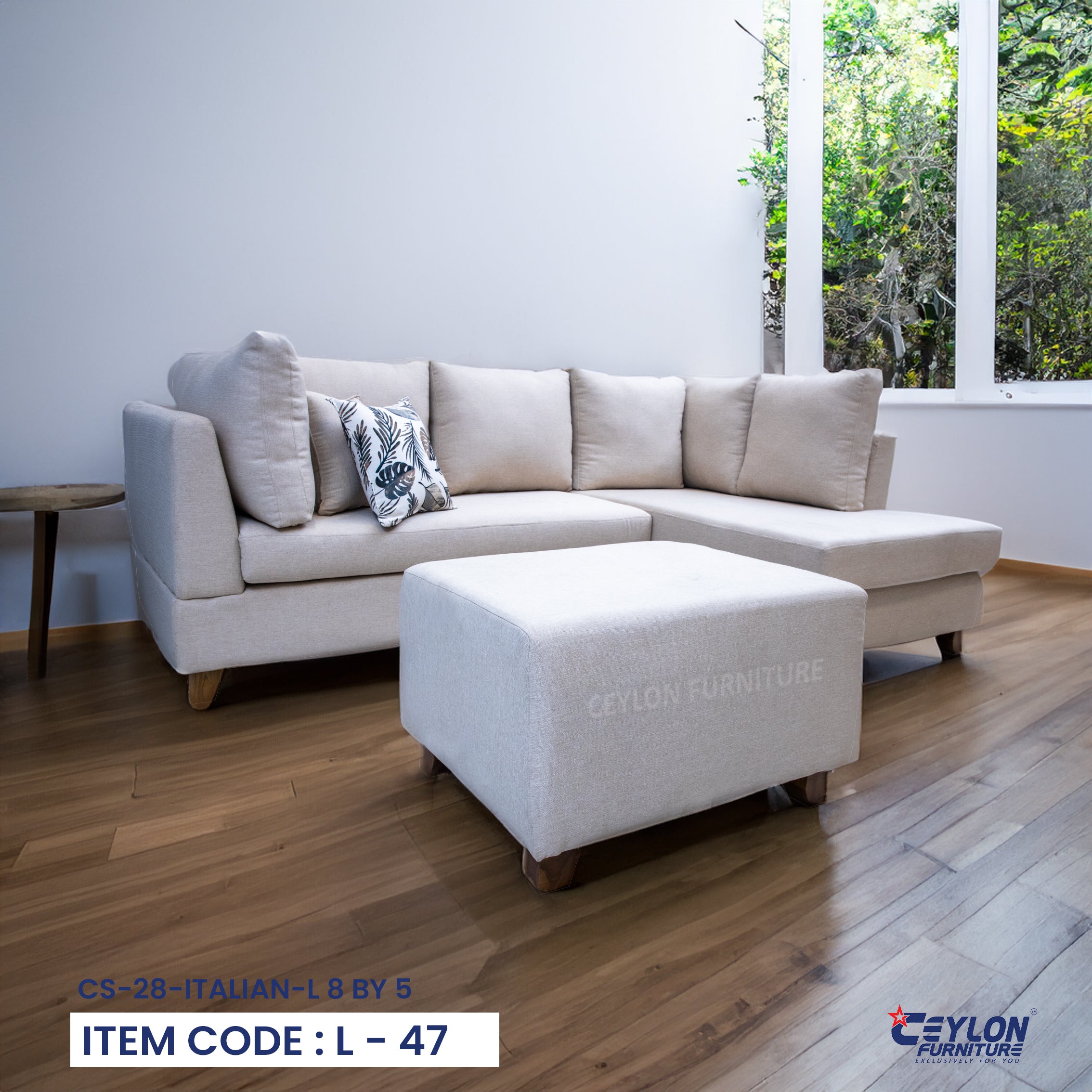 CS-28 Italian L-Sofa