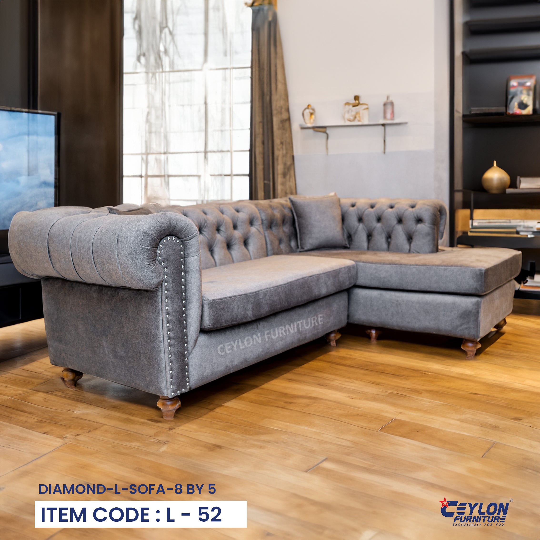 Diamond L-Sofa