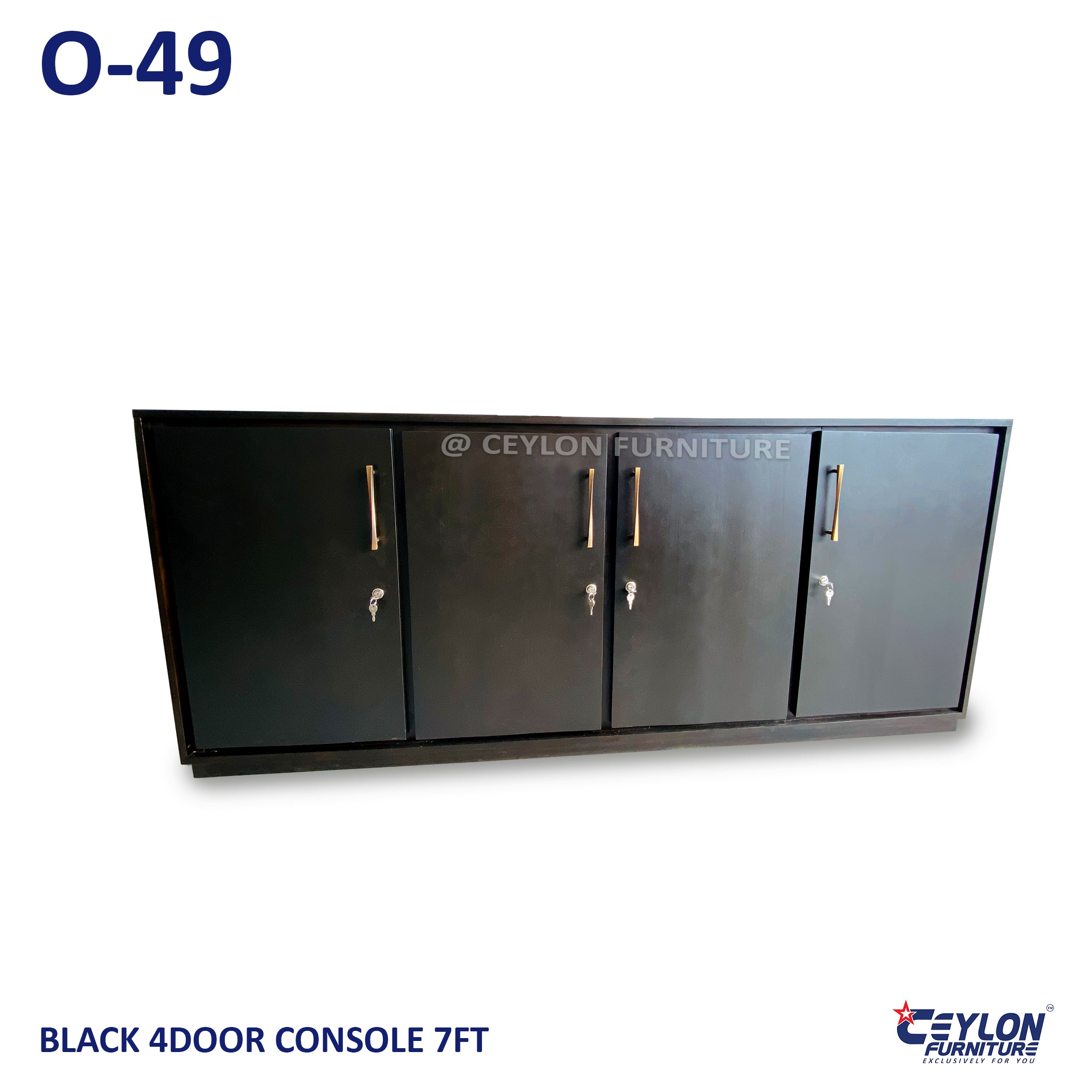 BLACK-4DOOR-CONSOLE-7FT