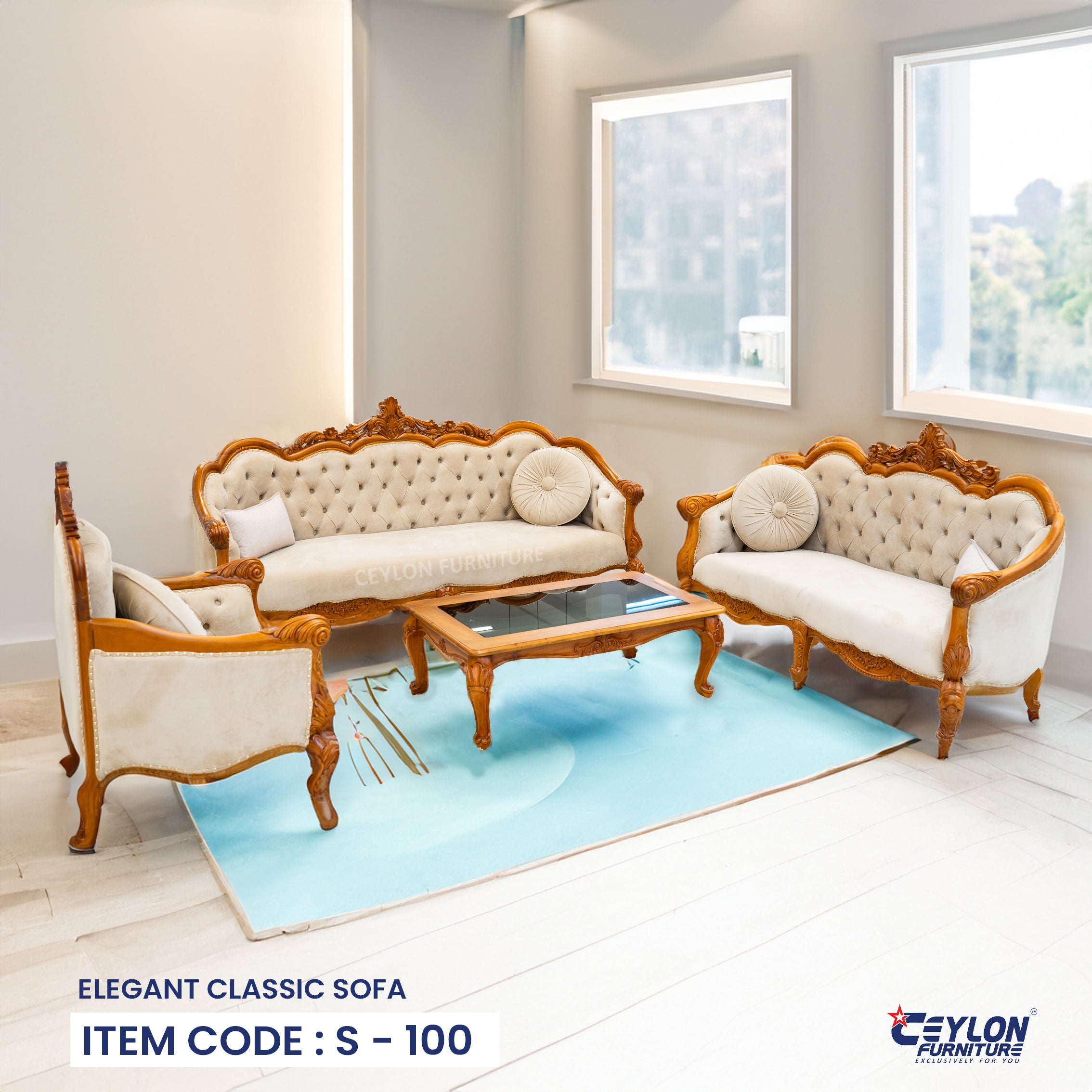 Elegant Classic Sofa