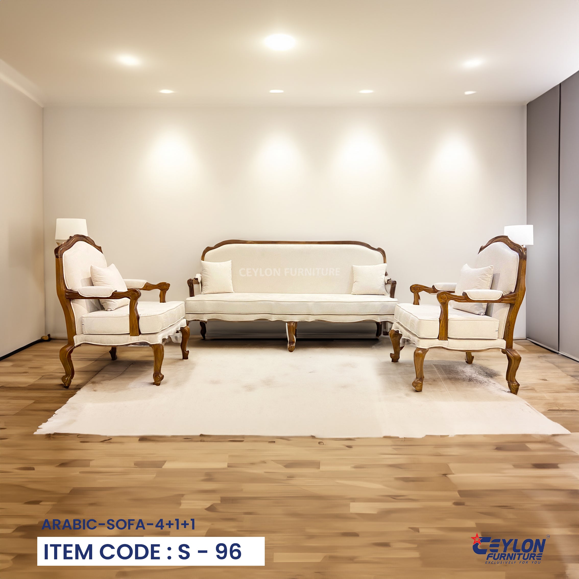 Arabic Sofa 4+1+1