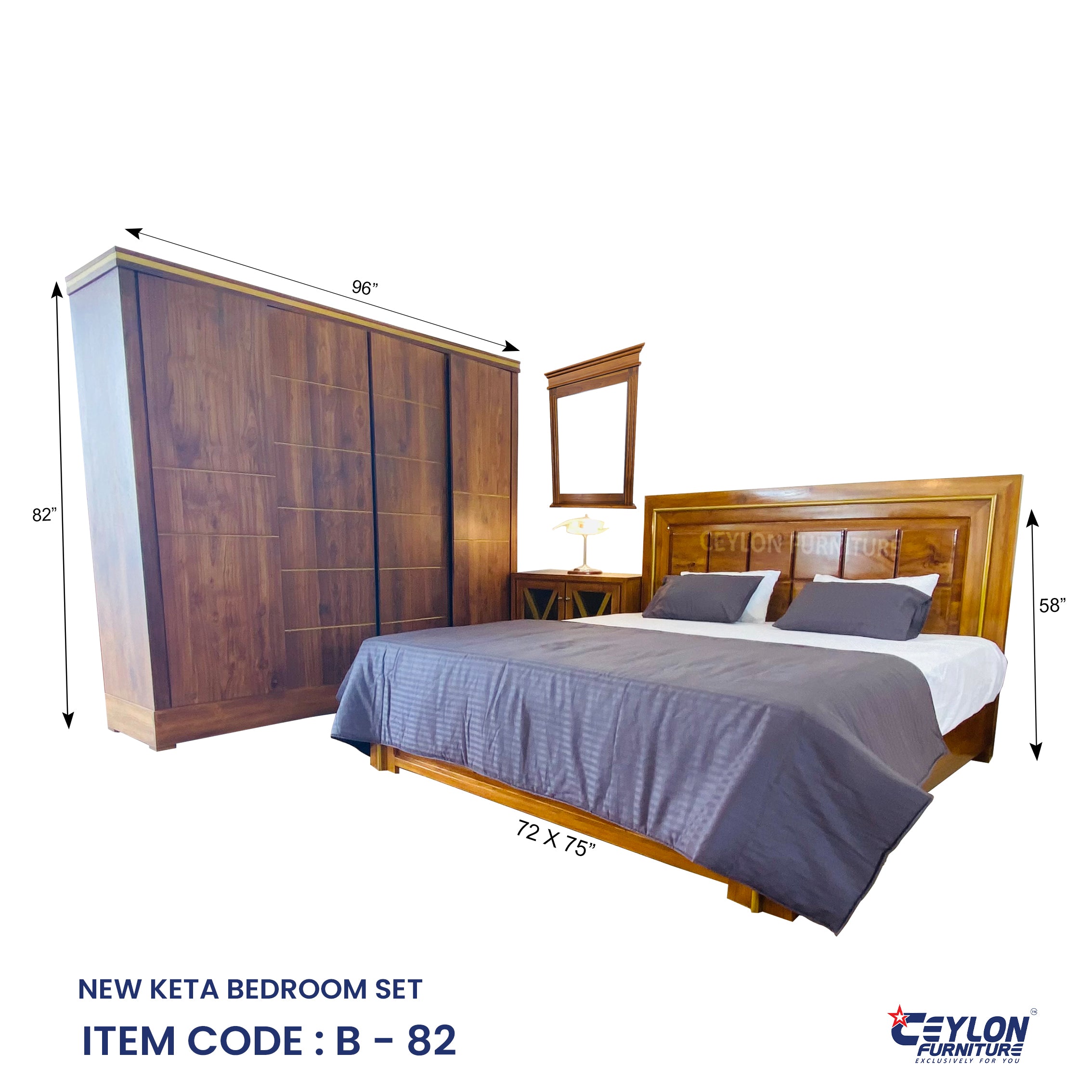 NEW KETA BEDROOM SET