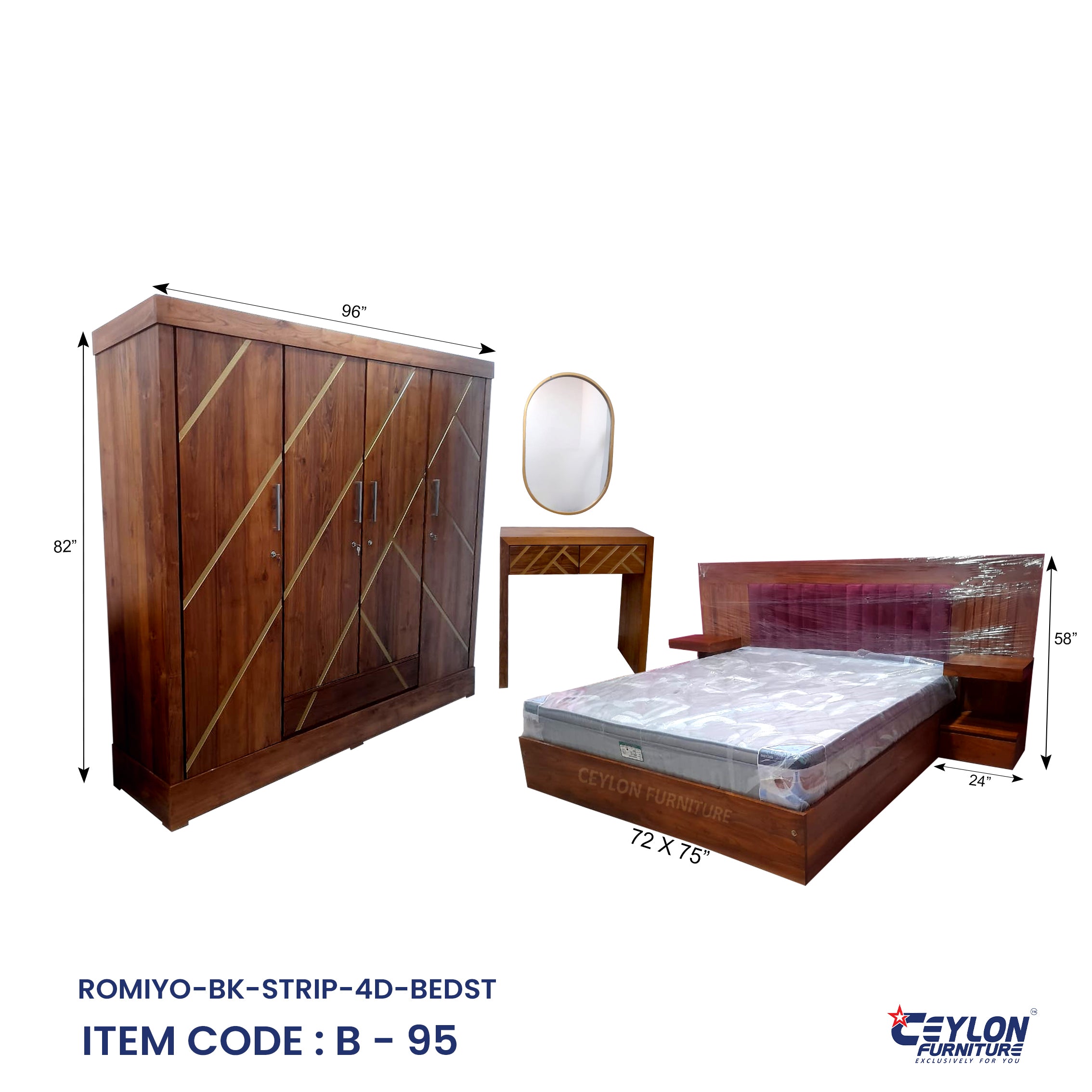 ROMIYO-BK-STRIP-4D-BEDST