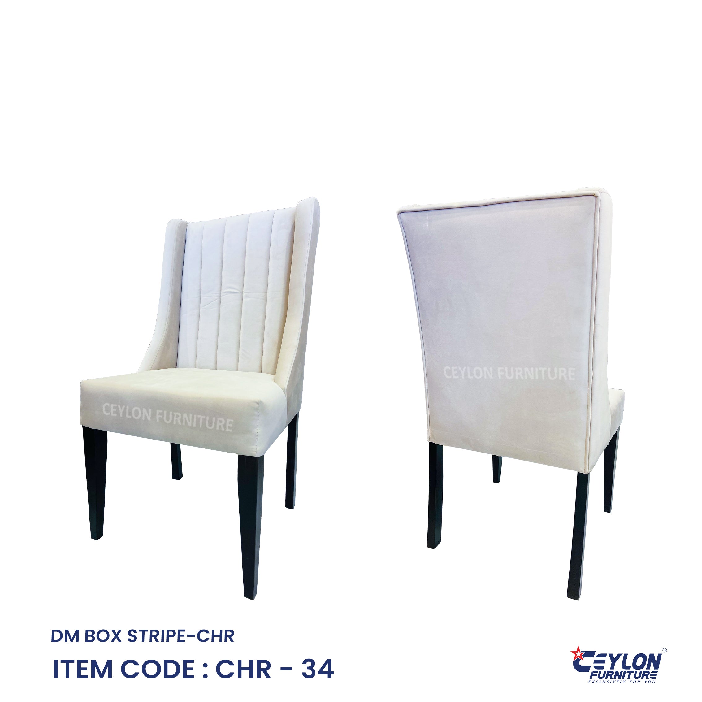 DM BOX STRIPE-CHR