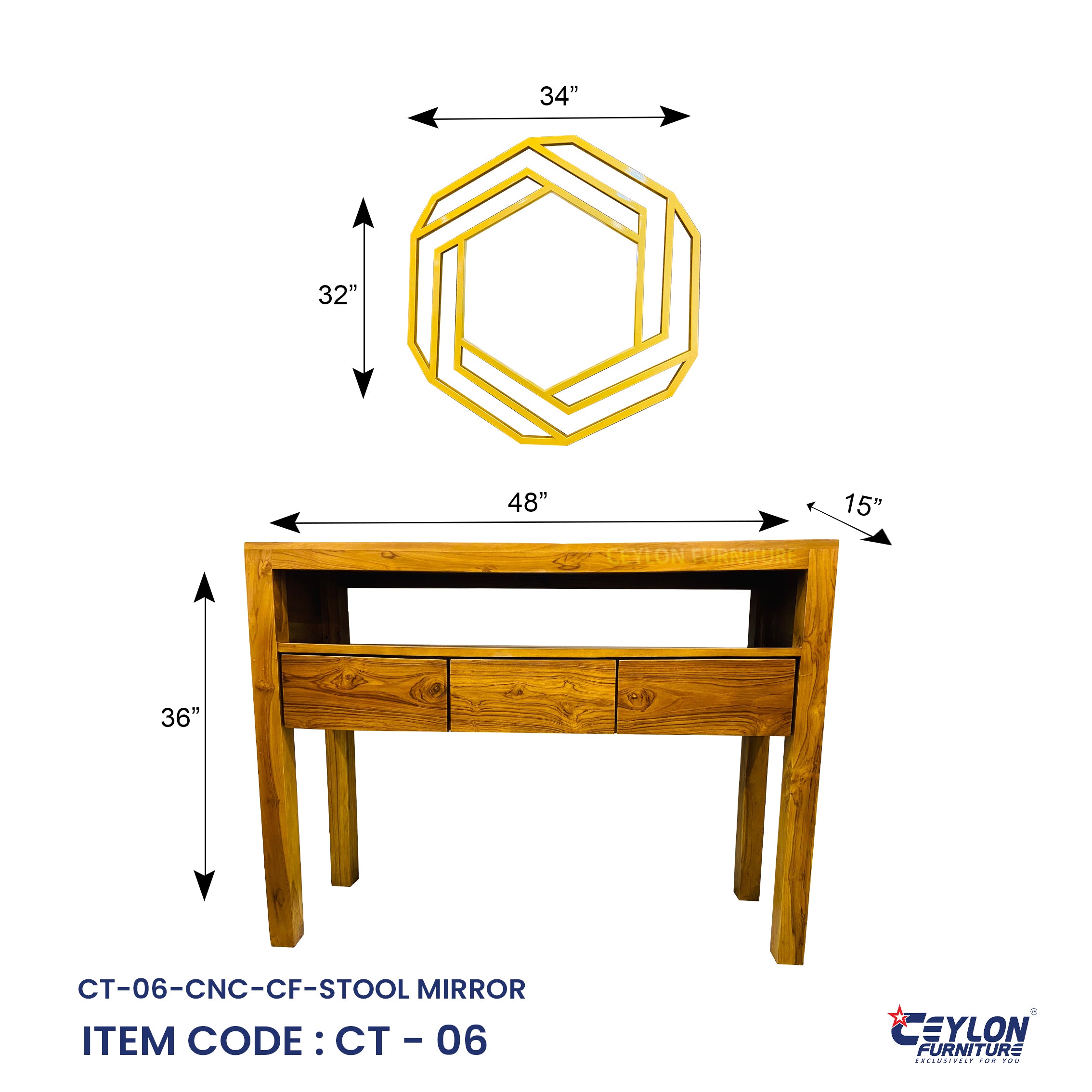 CT-06-CNC-CF-STOOL MIRROR