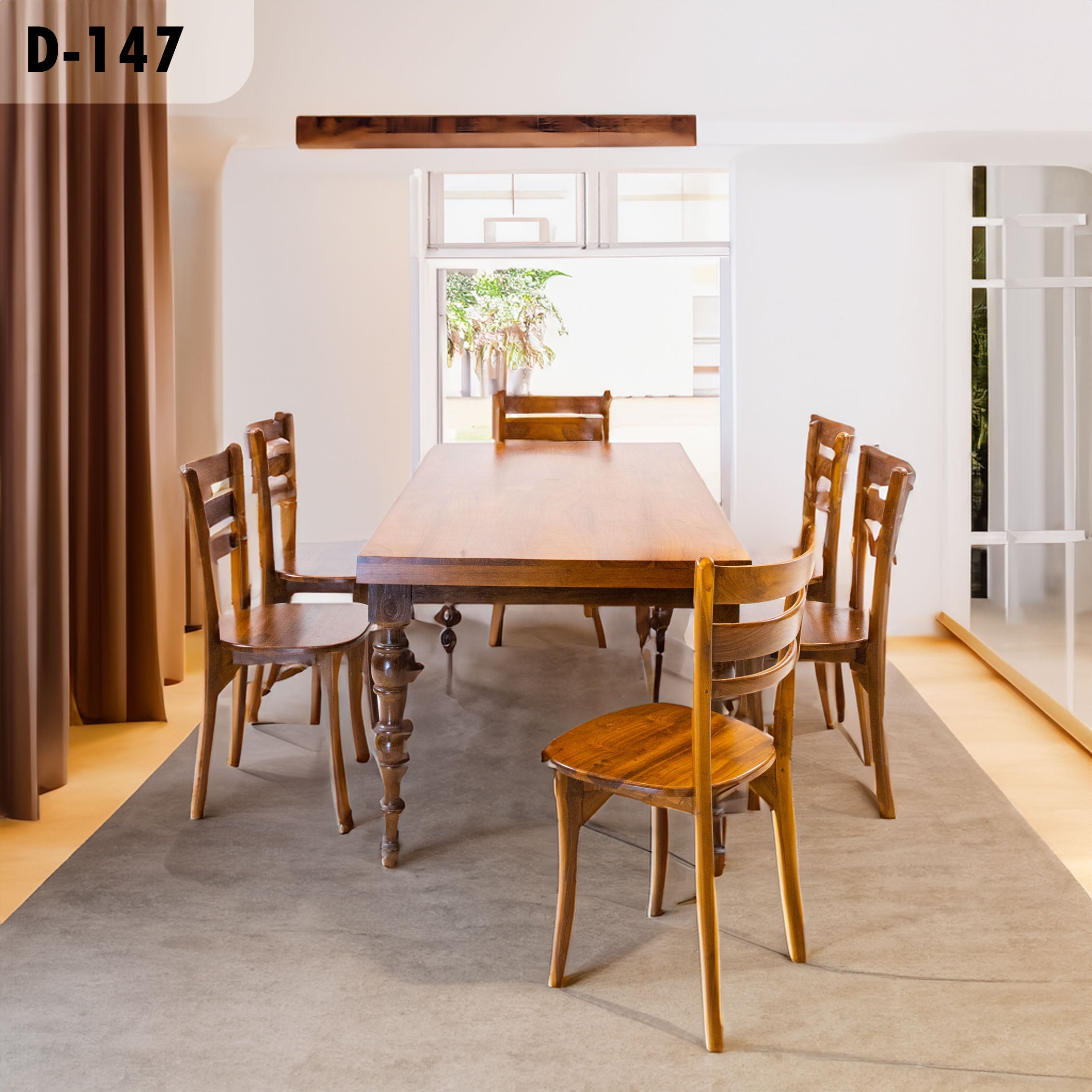 TEAK-BR-ROUND-CHR-6