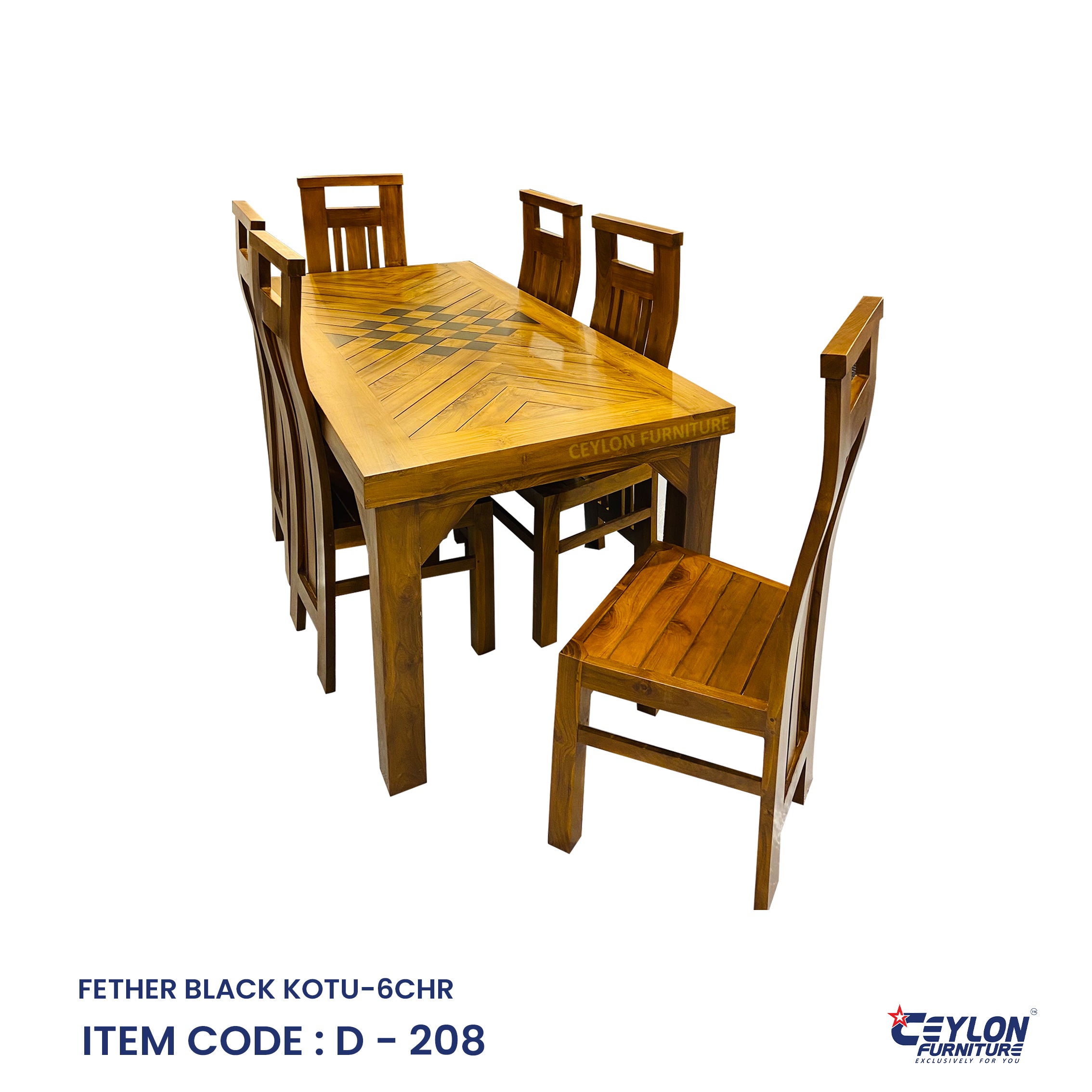 FETHER BLACK KOTU-6CHR