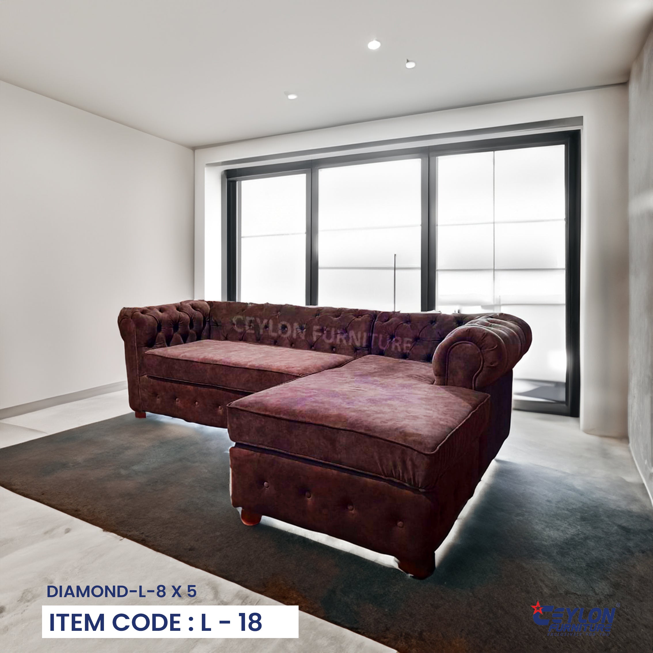 Diamond L-Sofa
