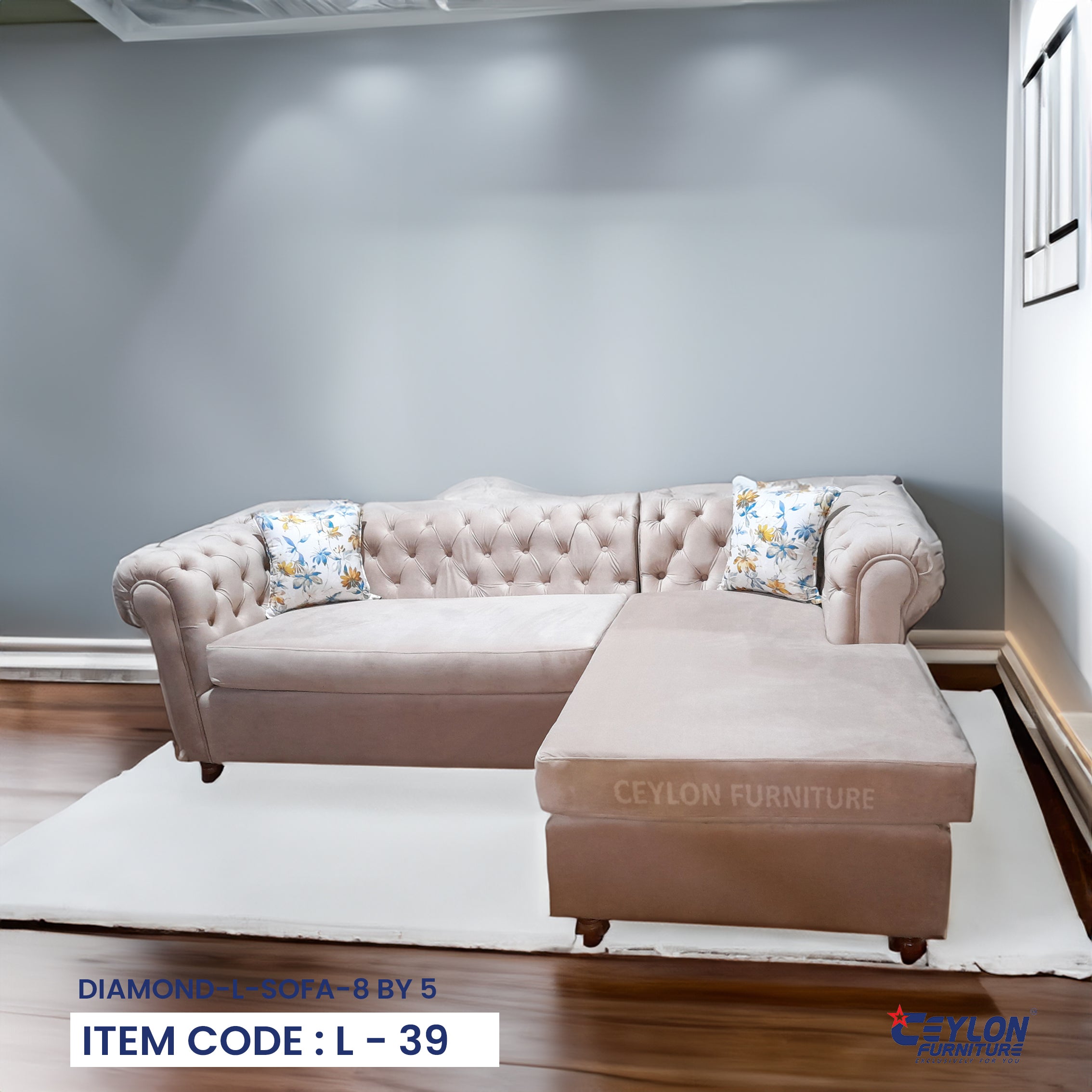 Diamond L-Sofa