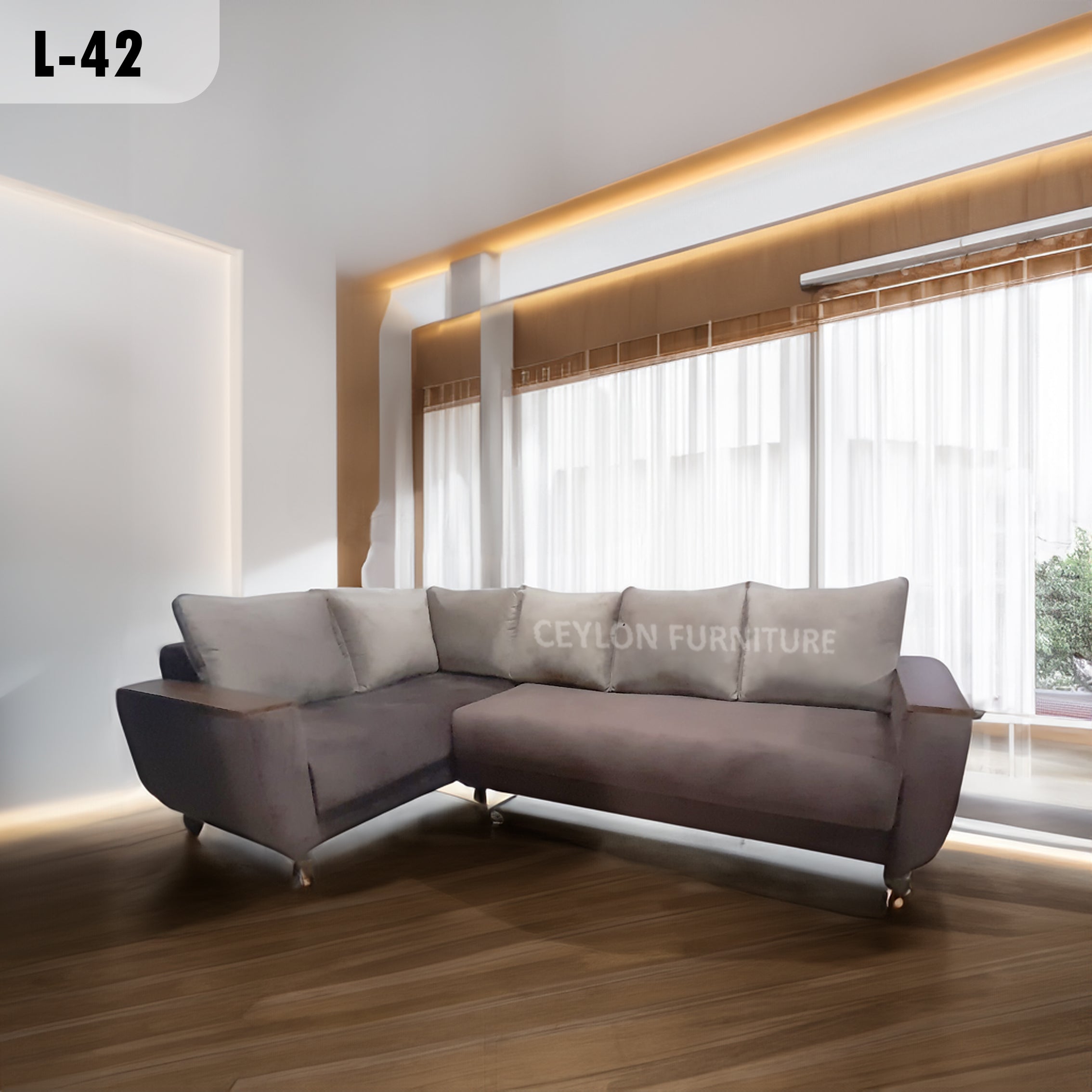 Browny L-Sofa