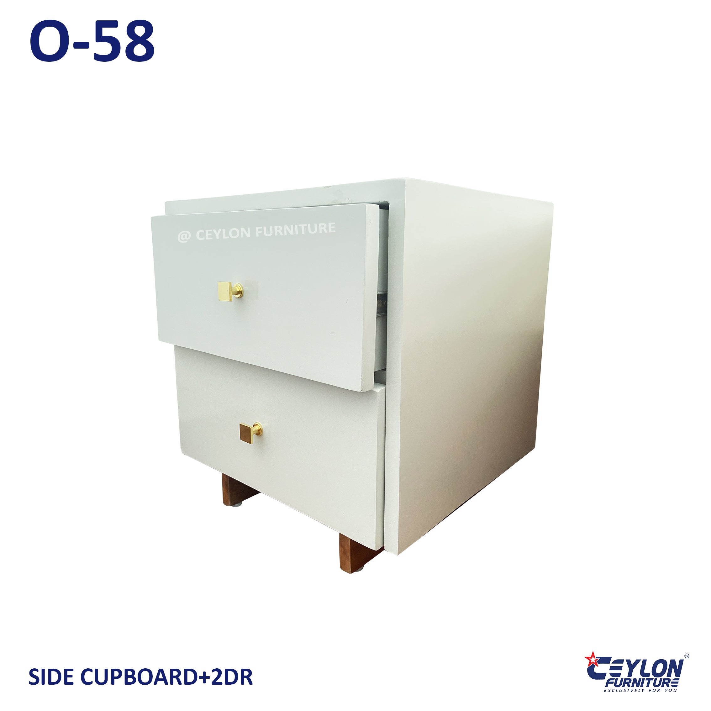 SIDE CUPBOARD+2DR