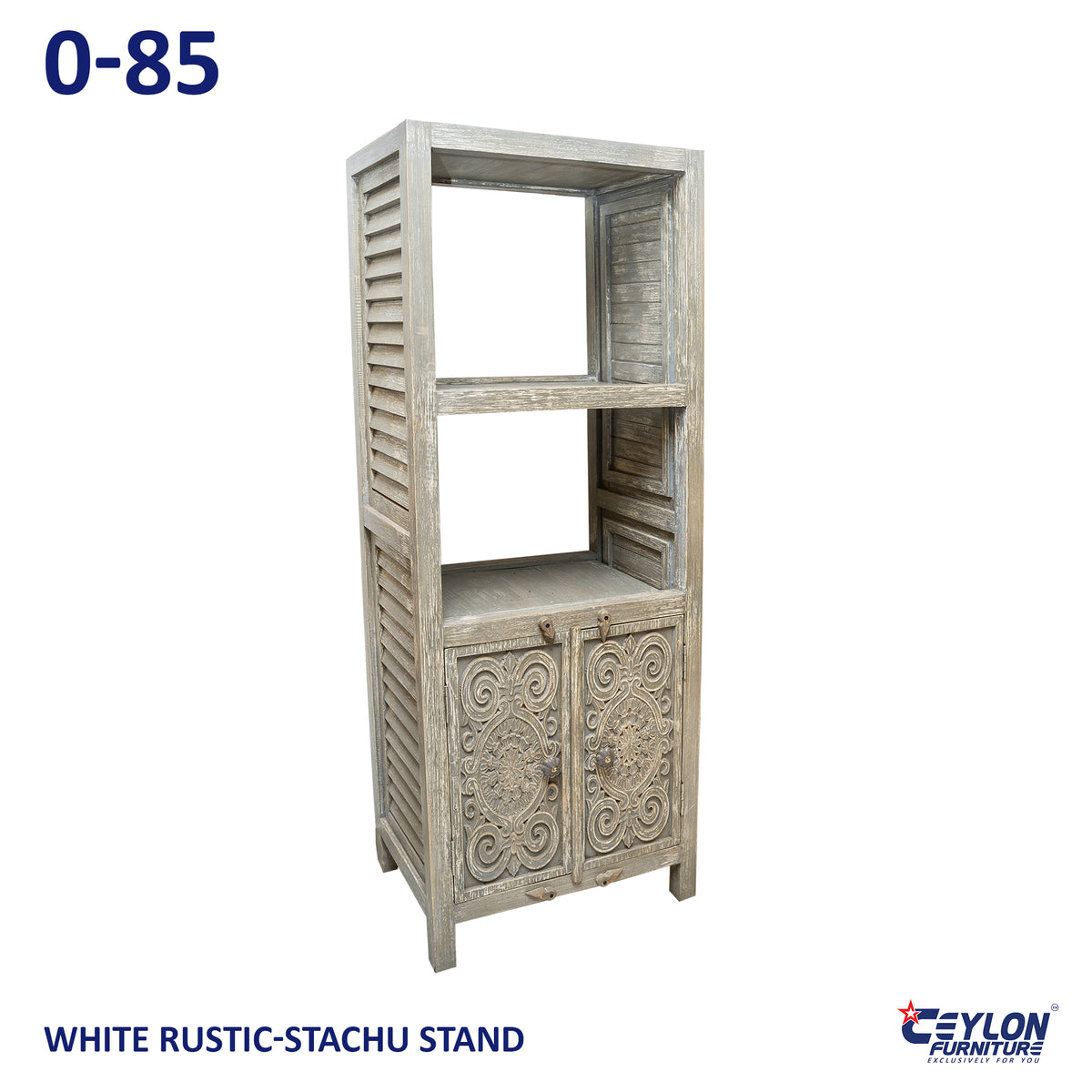 WHITE RUSTIC-STACHU STAND – Ceylon Furniture
