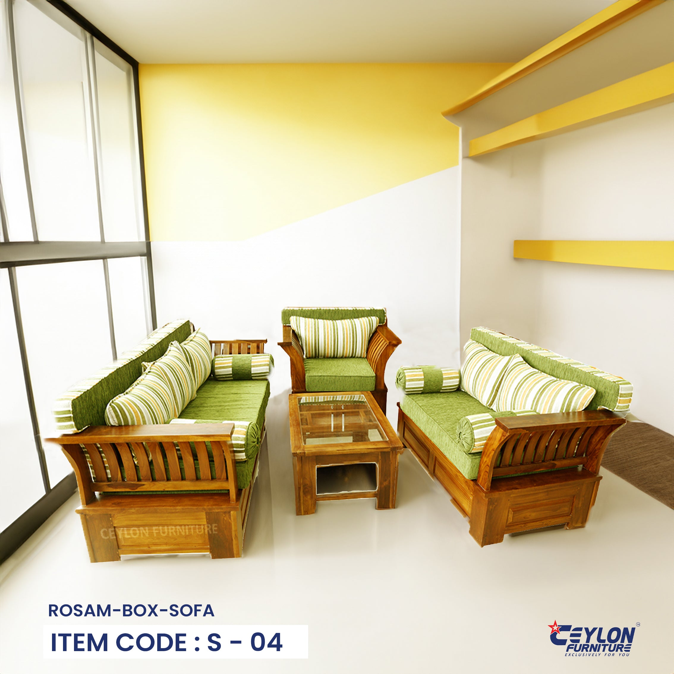 Rosam Box Sofa