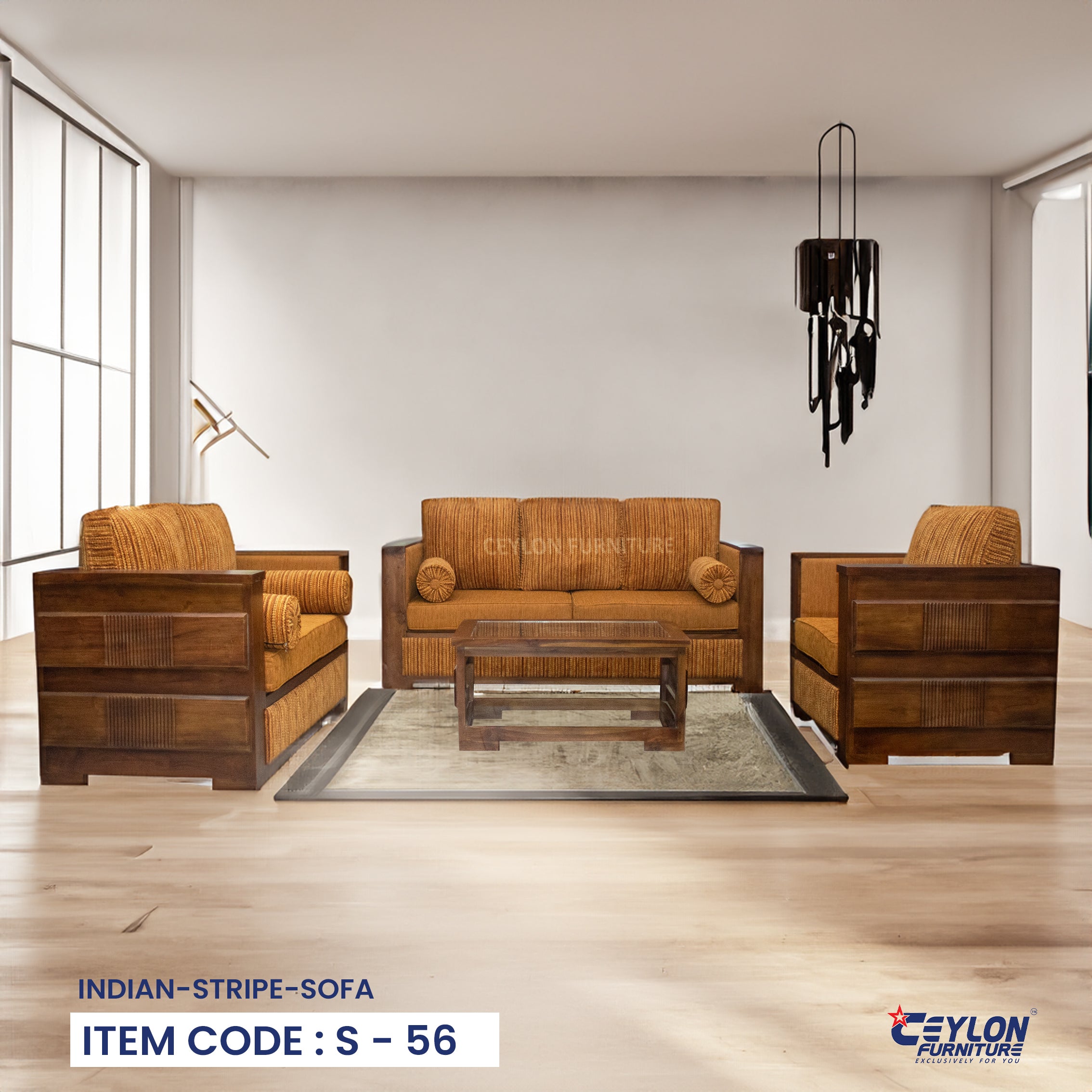 Indian Stripe Sofa