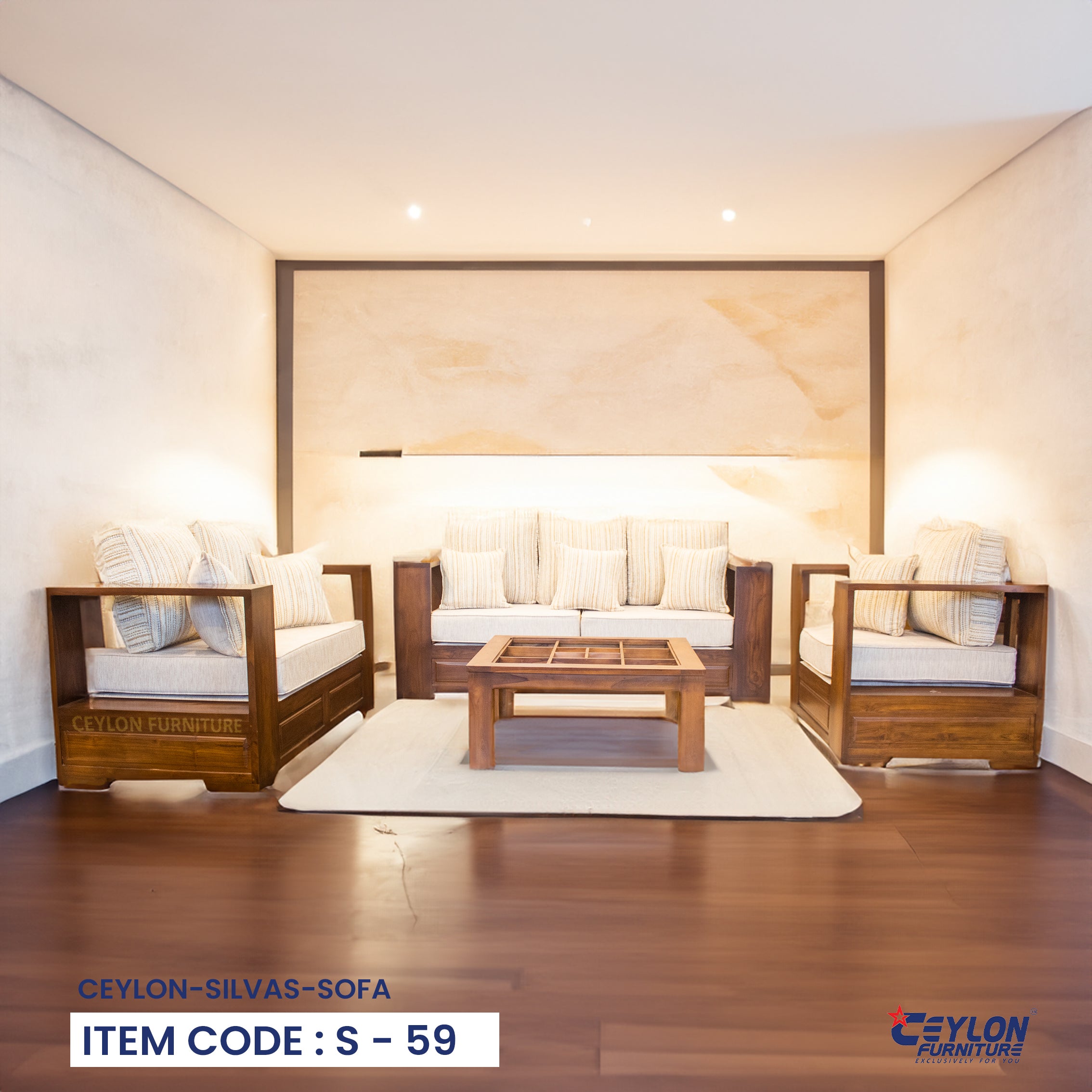 Ceylon Silvas Sofa