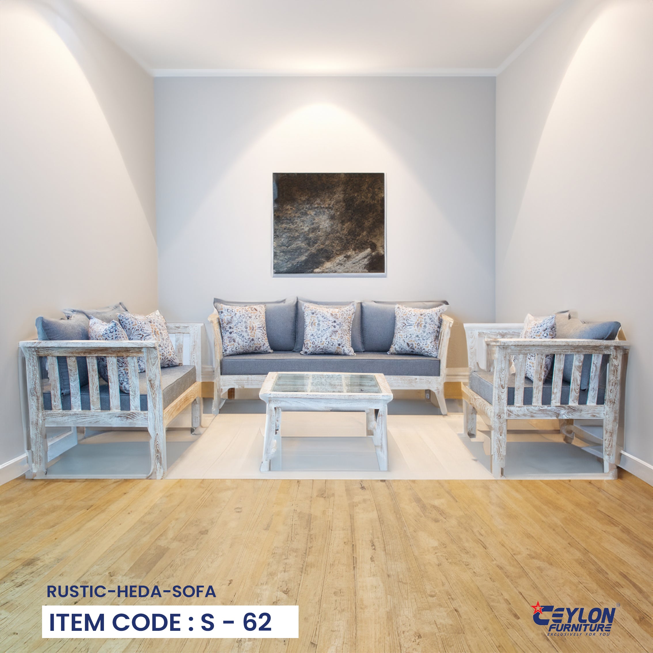 Rustic Heda Sofa