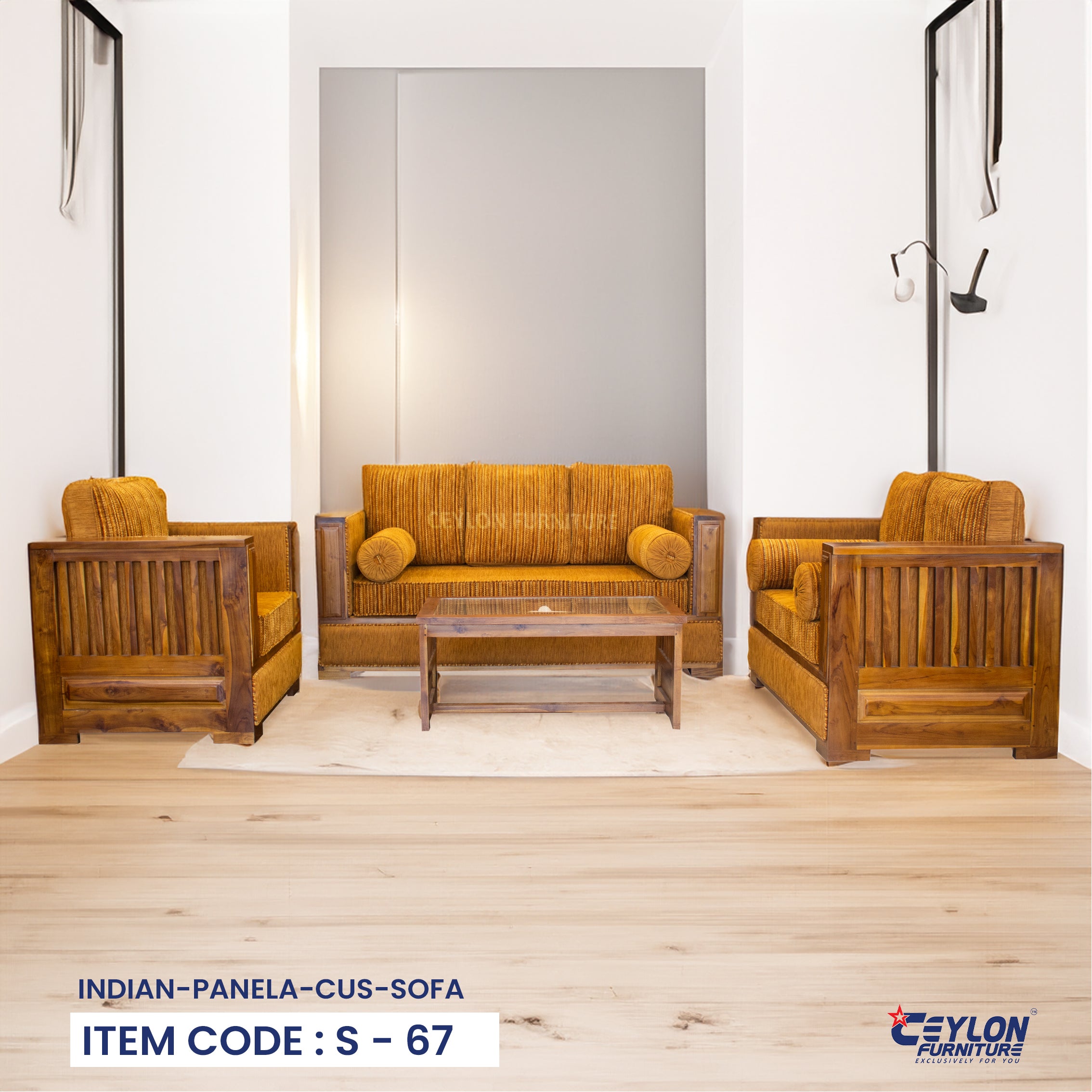 Indian Panela Cus Sofa