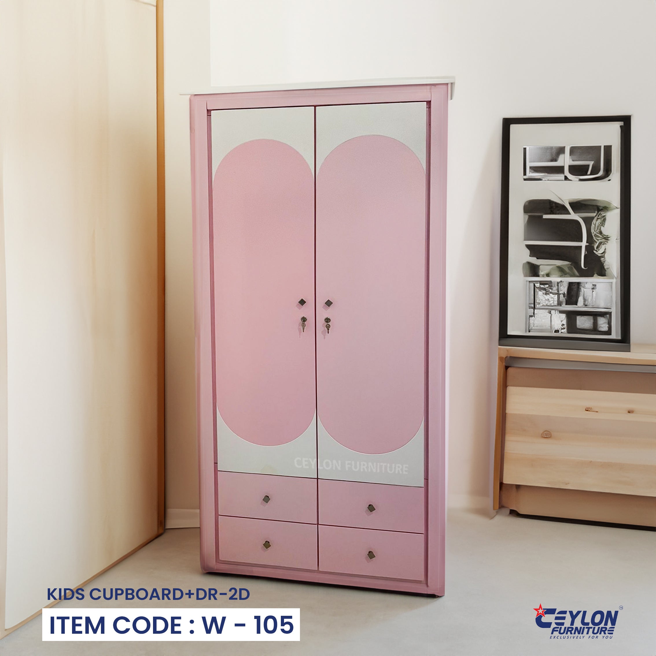 KIDS CUPBOARD+DR-2D
