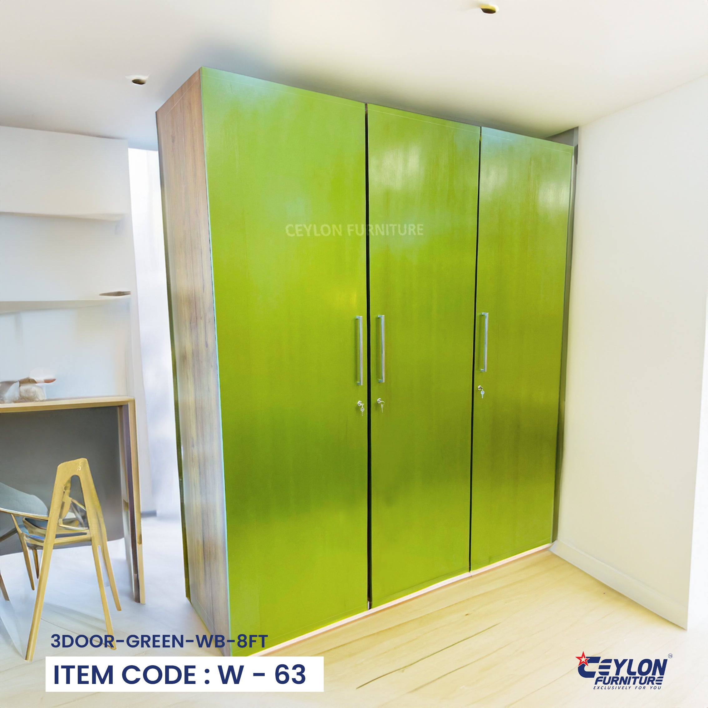 3DOOR-GREEN-WB-8FT