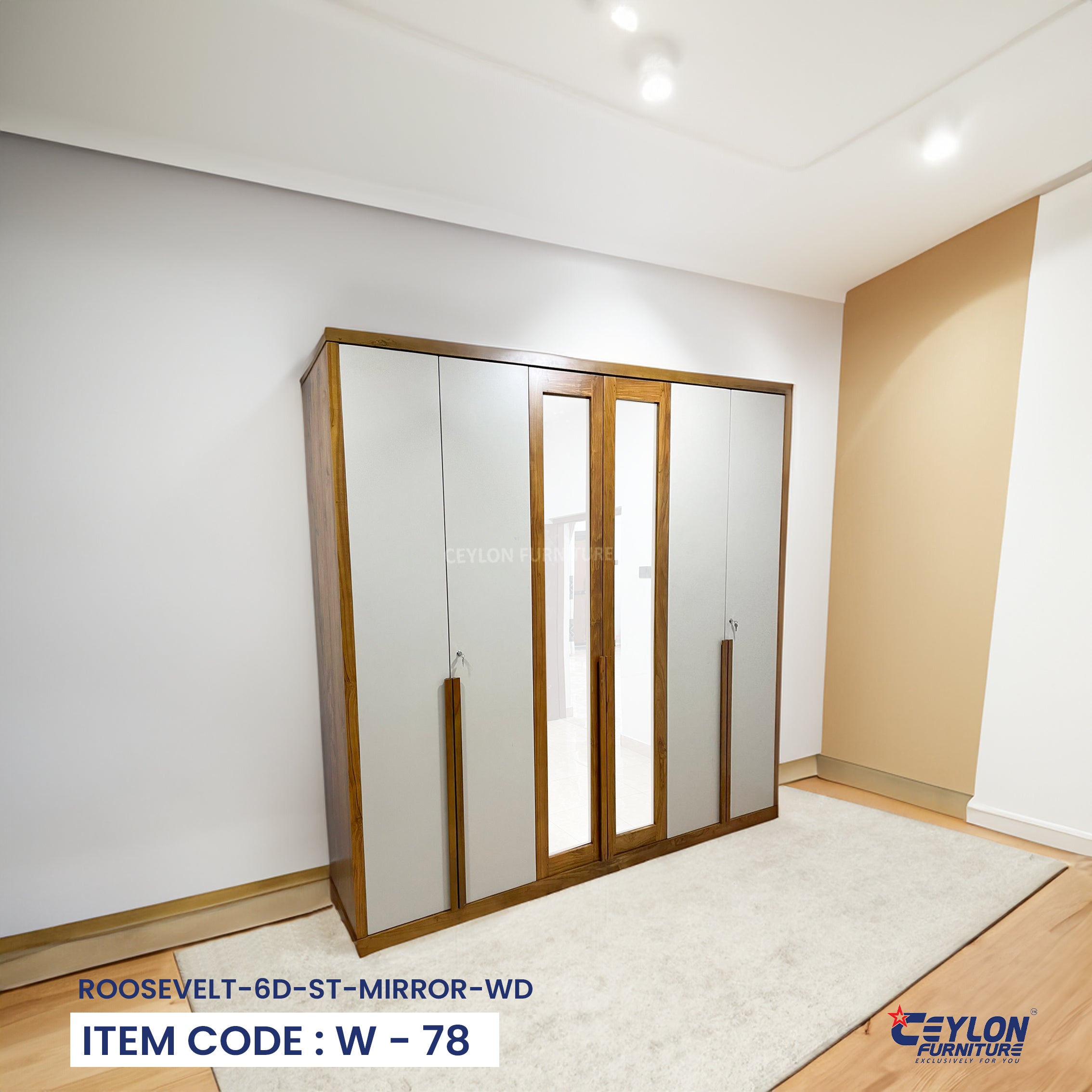 ROOSEVELT-6D-ST-MIRROR-WD